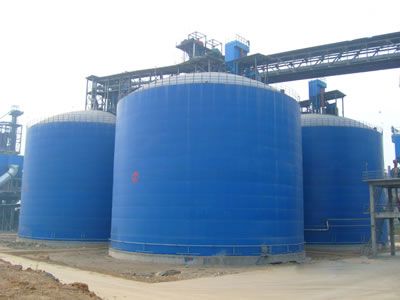 云安水泥钢板库改造